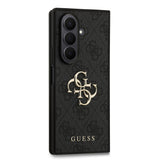 Galaxy Z Fold 7 Kılıf Guess Orjinal Lisanslı PU Deri Büyük Metal Logo Dizaynlı Kapak