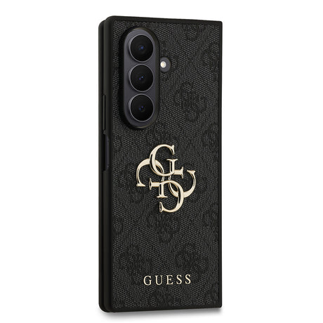 Galaxy Z Fold 7 Kılıf Guess Orjinal Lisanslı PU Deri Büyük Metal Logo Dizaynlı Kapak
