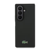 Galaxy Z Fold 7 Kılıf Lacoste Orjinal Lisanslı M-safe Şarj Özellikli Pike Desenli Arka Yüzey İkonik Timsah Metal Logolu Kapak