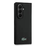 Galaxy Z Fold 7 Kılıf Lacoste Orjinal Lisanslı M-safe Şarj Özellikli Pike Desenli Arka Yüzey İkonik Timsah Metal Logolu Kapak