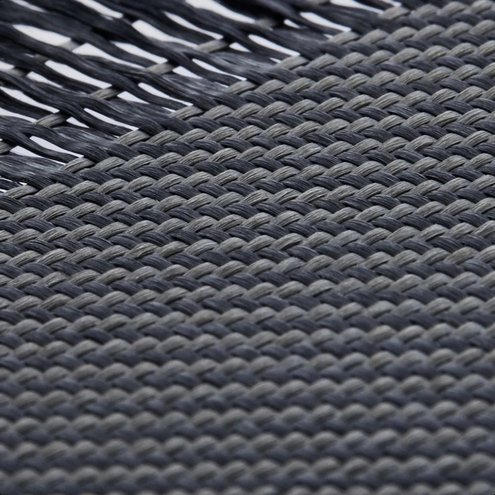 Galaxy Z Fold 7 Kılıf M-safe Şarj Özellikli 600D Aramid Fiber Pitaka Ultra-Slim Classic Serisi Black-Grey Twill Kapak
