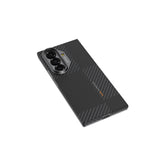 Galaxy Z Fold 7 Kılıf M-safe Şarj Özellikli 600D Metal Kamera Çerçeveli Raptic Aramid Fiber Geotik Serisi Kapak