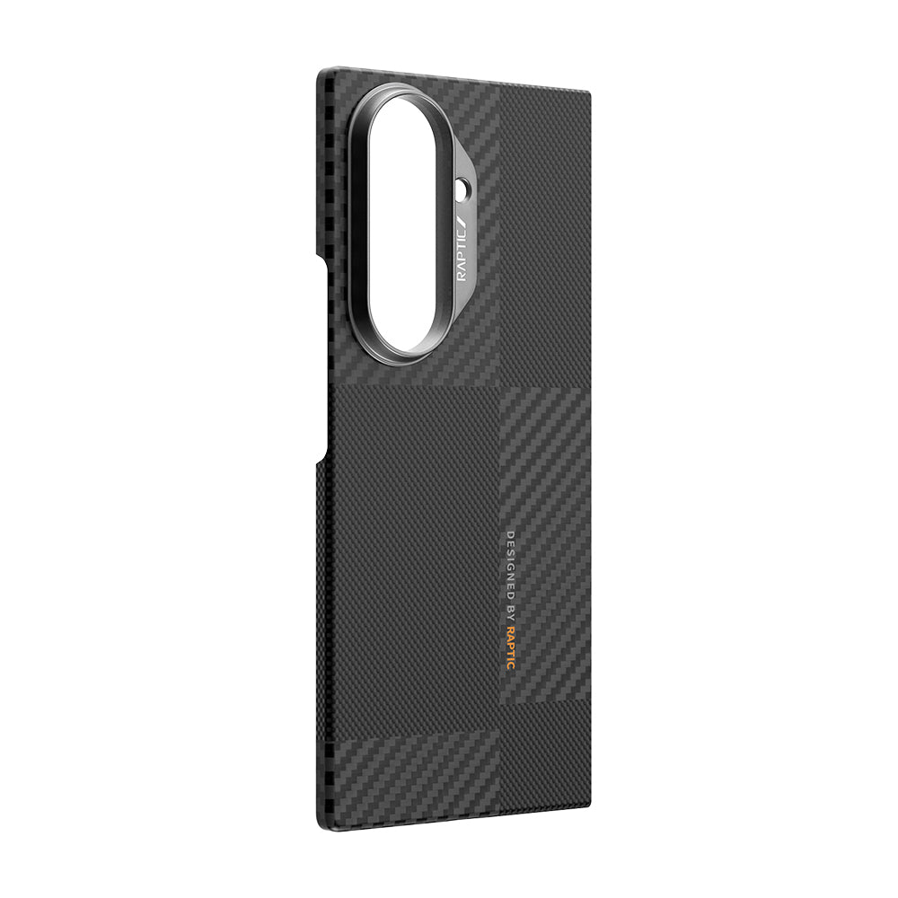 Galaxy Z Fold 7 Kılıf M-safe Şarj Özellikli 600D Metal Kamera Çerçeveli Raptic Aramid Fiber Geotik Serisi Kapak