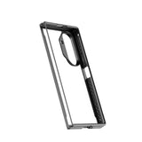 Galaxy Z Fold 7 Kılıf M-safe Şarj Özellikli Airbagli Raptic Shield Serisi Şeffaf Arka Yüzey Kapak