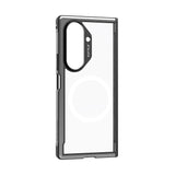 Galaxy Z Fold 7 Kılıf M-safe Şarj Özellikli Airbagli Raptic Shield Serisi Şeffaf Arka Yüzey Kapak