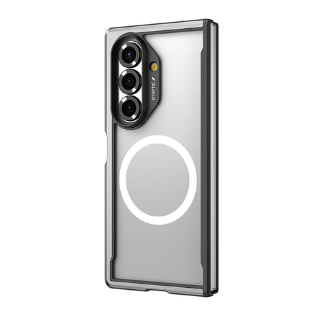 Galaxy Z Fold 7 Kılıf M-safe Şarj Özellikli Airbagli Raptic Shield Serisi Şeffaf Arka Yüzey Kapak