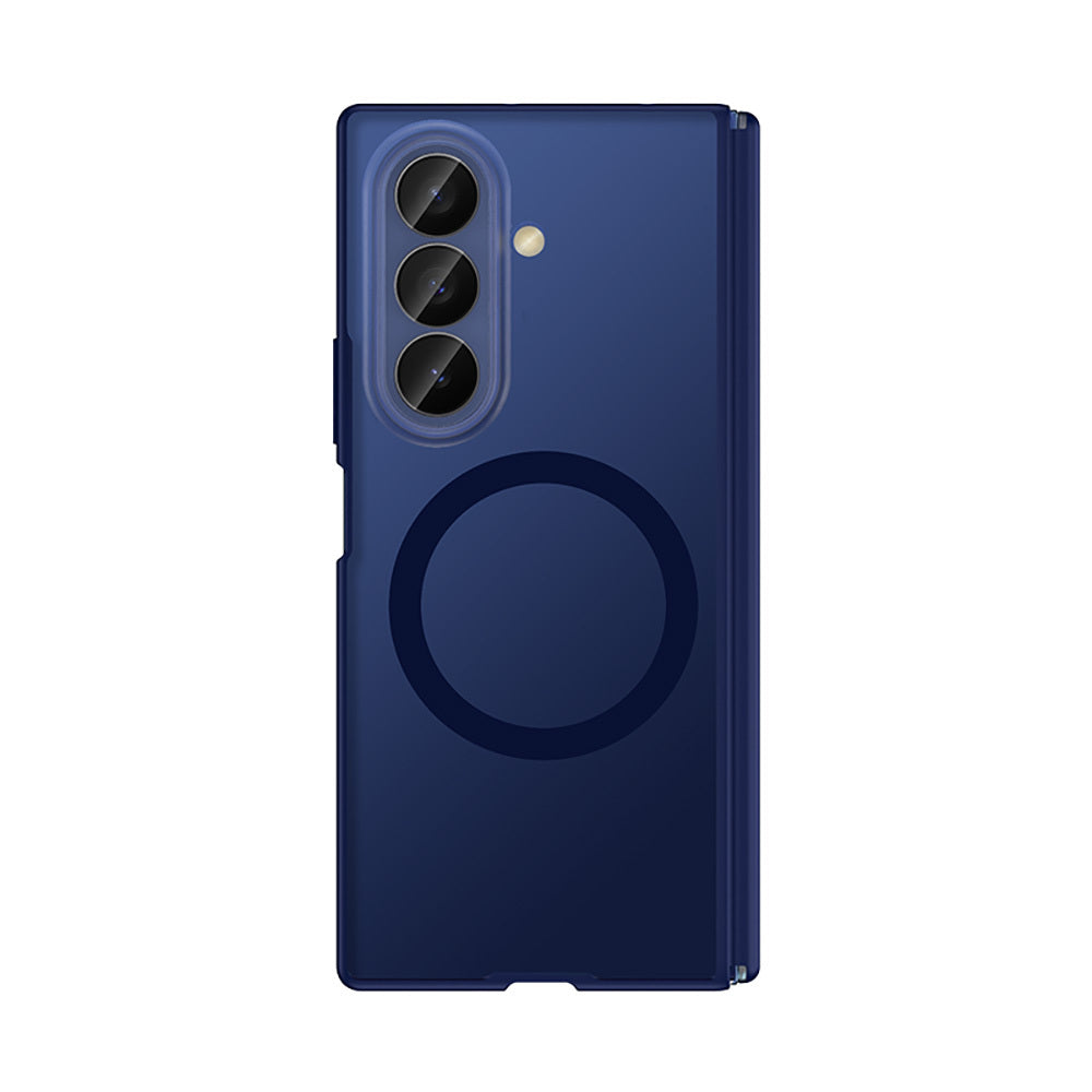 Galaxy Z Fold 7 Kılıf M-safe Şarj Özellikli Arkası Mat Sert PC Wlons Vena Kapak