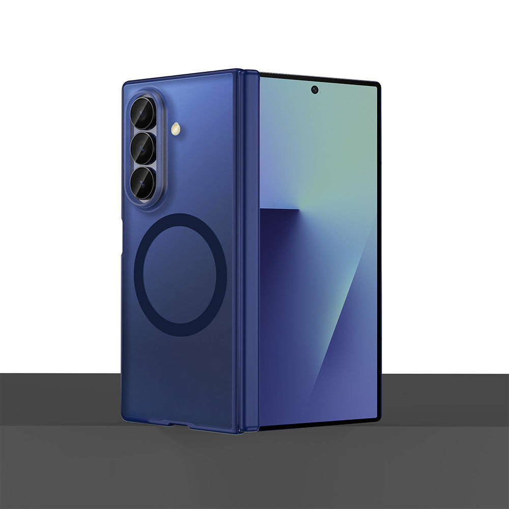 Galaxy Z Fold 7 Kılıf M-safe Şarj Özellikli Arkası Mat Sert PC Wlons Vena Kapak