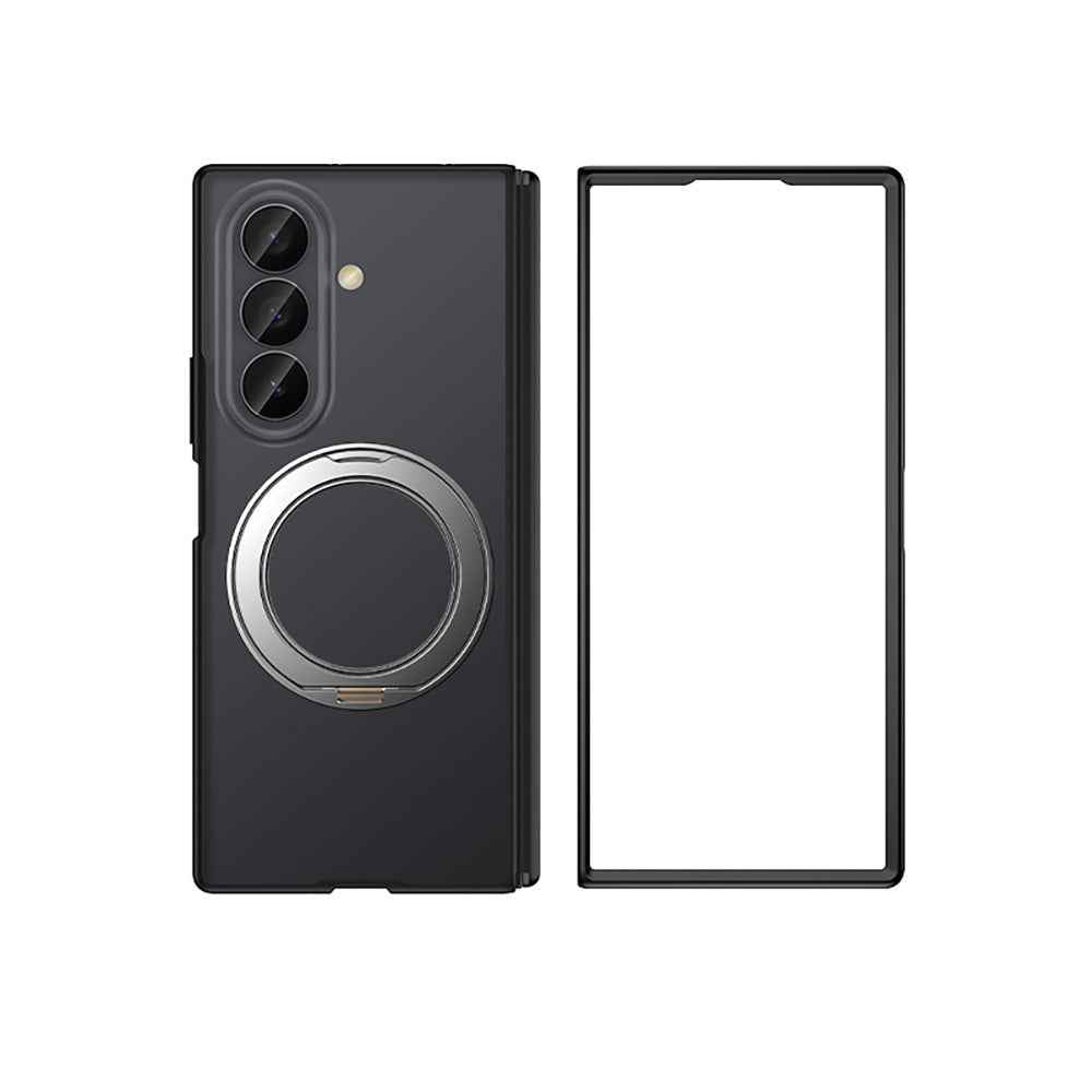 Galaxy Z Fold 7 Kılıf M-safe Şarj Özellikli Arkası Mat Sert PC Wlons Vena Standlı Kapak