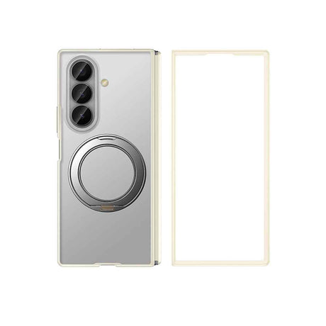 Galaxy Z Fold 7 Kılıf M-safe Şarj Özellikli Arkası Mat Sert PC Wlons Vena Standlı Kapak