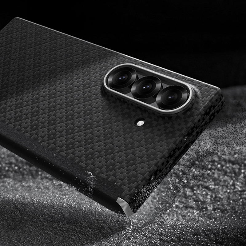 Galaxy Z Fold 7 Kılıf M-Safe Şarj Özellikli Benks ArmorAir ArmorGrid Serisi Kevlar Kapak
