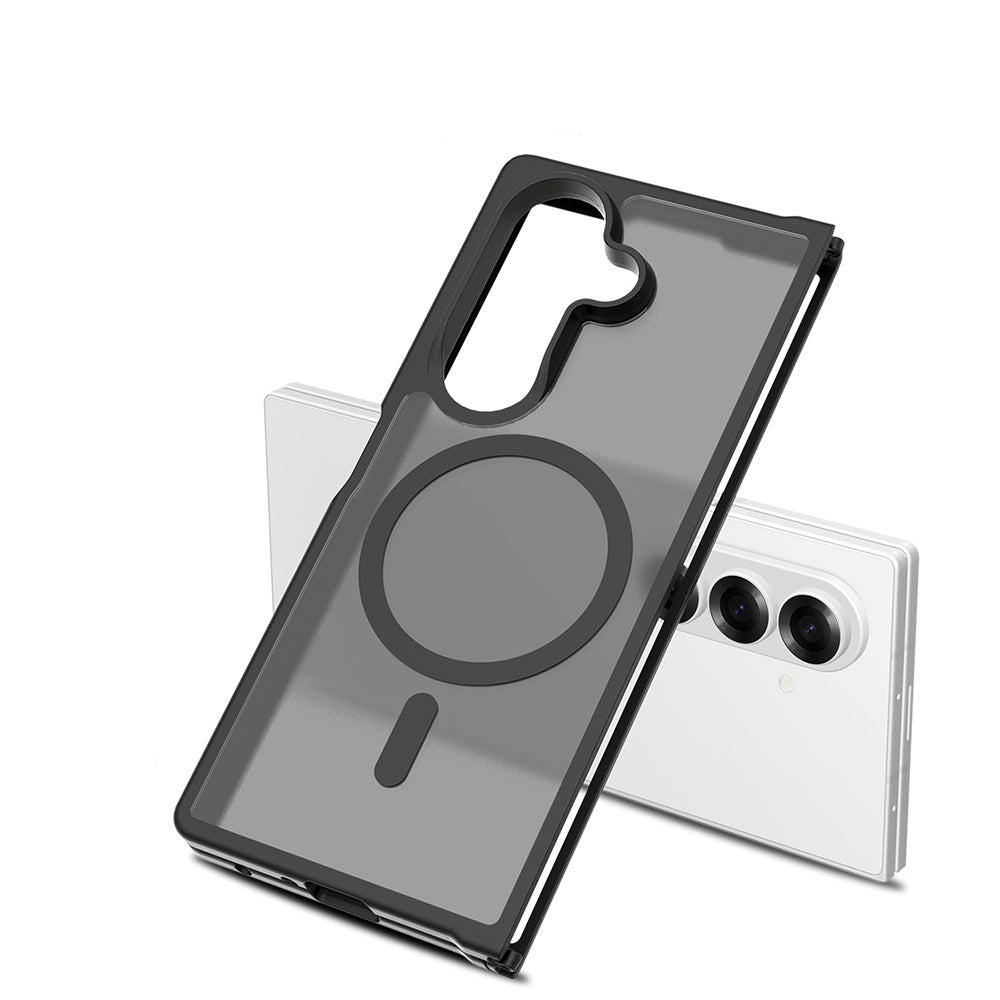 Galaxy Z Fold 7 Kılıf M-Safe Şarj Özellikli Kamera Korumalı Zore Lunex Kapak