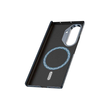 Galaxy Z Fold 7 Kılıf M-safe Şarj Özellikli Raptic Aramid Skin-Pro Profound Serisi Karbon Kapak