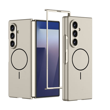 Galaxy Z Fold 7 Kılıf Wireless Şarj Özellikli Zore Kıpta M-safe Kapak