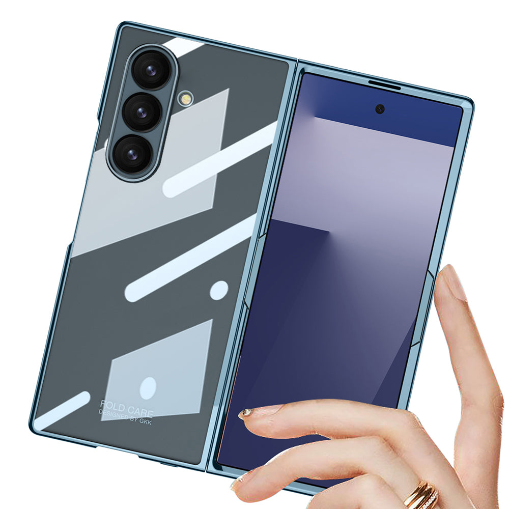 Galaxy Z Fold 7 Kılıf Zore Full Camlı Kıpta Kapak