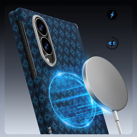 Galaxy Z Fold 8 Benks ArmorAir ArmorGrid Grand Combo Üçlü Aksesuar Seti (Ön Arka Kevlar Karbon Kapak + Ekran Koruyucu)
