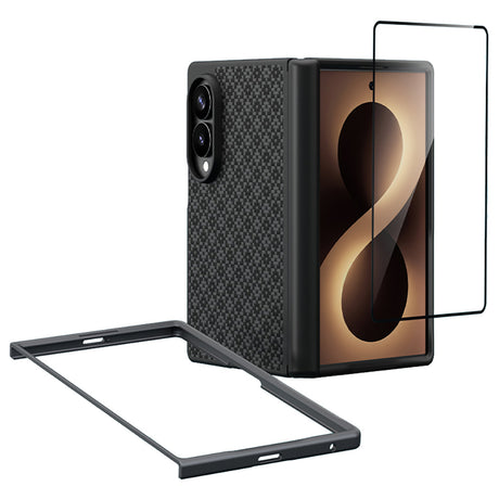 Galaxy Z Fold 8 Benks ArmorPro ArmorGrid Grand Combo Üçlü Aksesuar Seti (Ön Arka Kevlar Karbon Kapak + Ekran Koruyucu)