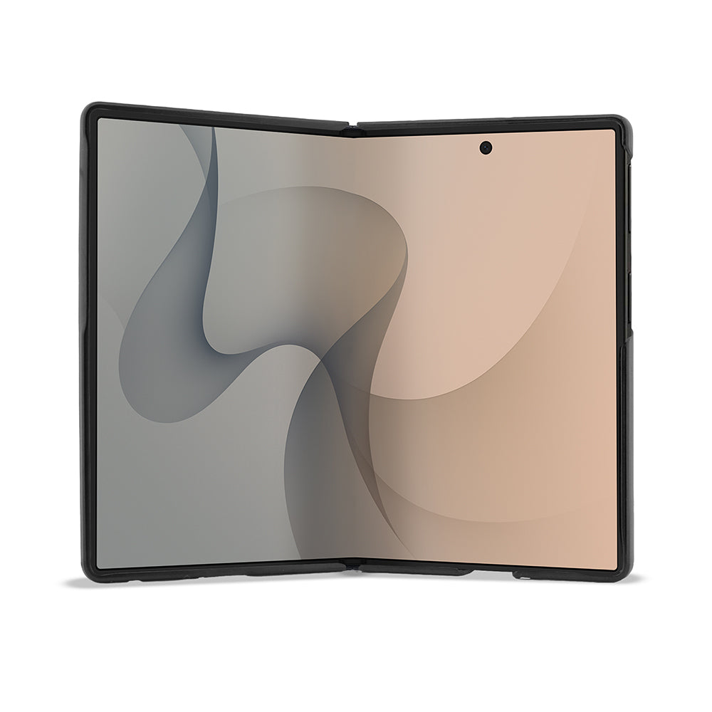 Galaxy Z Fold 8 Kılıf Guess Orjinal Lisanslı M-safe Şarj Özellikli 360 Derece Dönebilen Standlı PU Metal Logolu Kapak