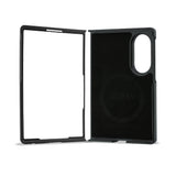 Galaxy Z Fold 8 Kılıf Guess Orjinal Lisanslı M-safe Şarj Özellikli 360 Derece Dönebilen Standlı PU Metal Logolu Kapak