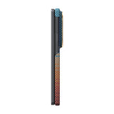 Galaxy Z Fold 8 Kılıf M-safe Şarj Özellikli Aramid Karbon Fiber Pitaka Sunset 2.0 California Dream Serisi Kapak