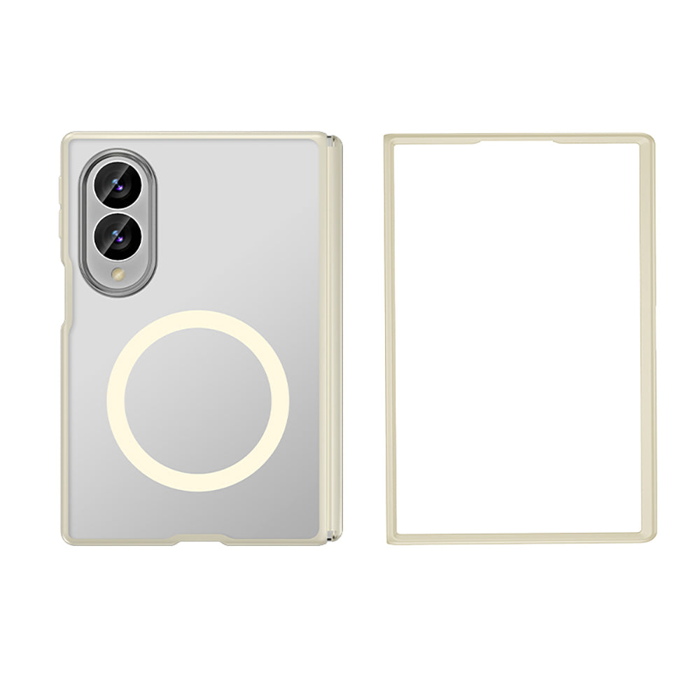 Galaxy Z Fold 8 Kılıf M-safe Şarj Özellikli Arkası Mat Sert PC Wlons Vena Kapak