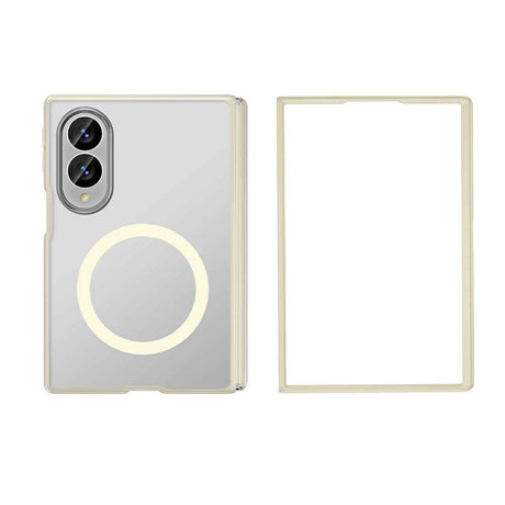 Galaxy Z Fold 8 Kılıf M-safe Şarj Özellikli Arkası Mat Sert PC Wlons Vena Kapak
