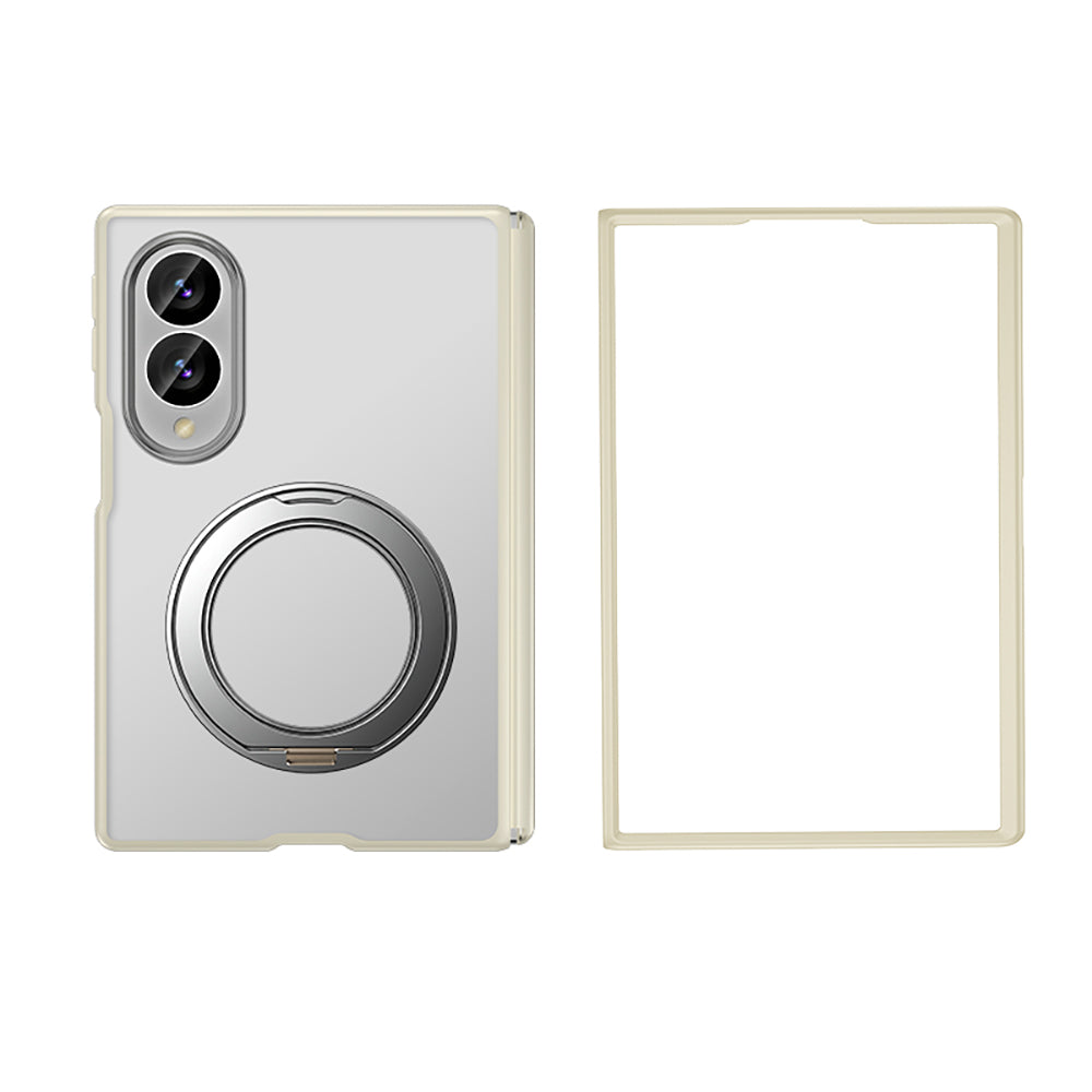 Galaxy Z Fold 8 Kılıf M-safe Şarj Özellikli Arkası Mat Sert PC Wlons Vena Standlı Kapak