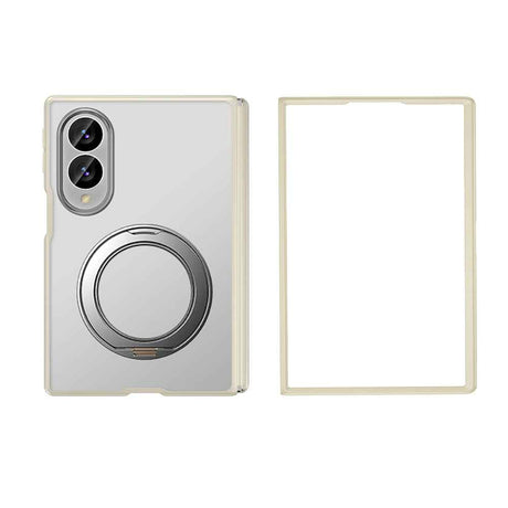 Galaxy Z Fold 8 Kılıf M-safe Şarj Özellikli Arkası Mat Sert PC Wlons Vena Standlı Kapak