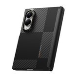 Galaxy Z Fold 8 Kılıf M-safe Şarj Özellikli Metal Kamera Çerçeveli Raptic Aramid SkinPro Serisi Karbon Kapak