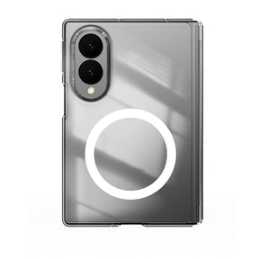 Galaxy Z Fold 8 Kılıf M-safe Şarj Özellikli Transparan Sert PC Wlons Pita Kapak