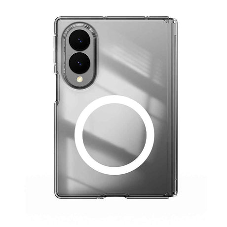Galaxy Z Fold 8 Kılıf M-safe Şarj Özellikli Transparan Sert PC Wlons Pita Kapak
