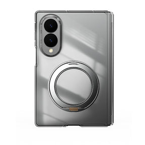 Galaxy Z Fold 8 Kılıf M-safe Şarj Özellikli Transparan Sert PC Wlons Pita Standlı Kapak