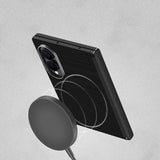 Galaxy Z Fold 8 Kılıf M-Safe Şarj Özellikli Zore Paris Zerre Sert PC Kapak