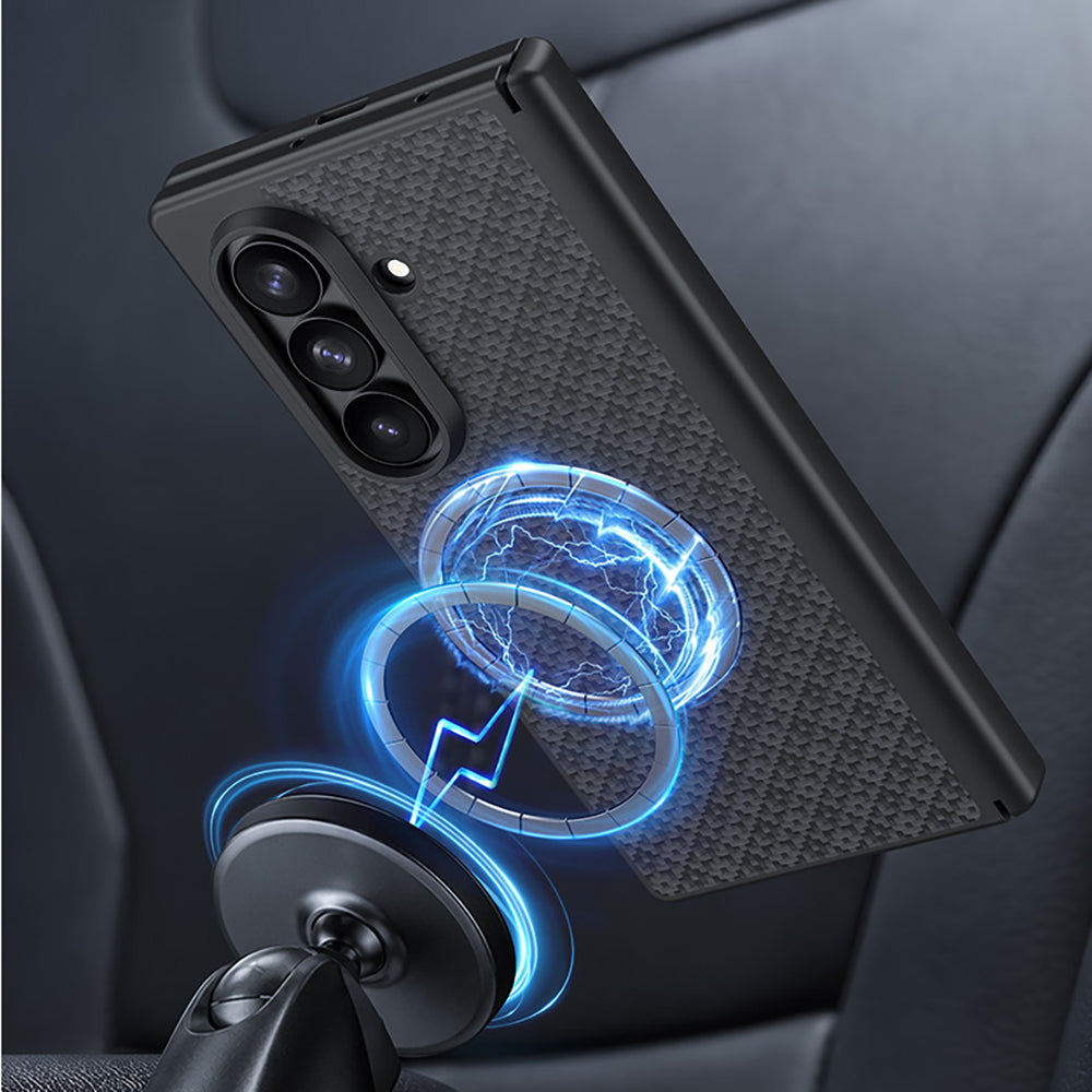 Galaxy Z Fold 8 Ultra Benks ArmorPro ArmorGrid Grand Combo Üçlü Aksesuar Seti (Ön Arka Kevlar Karbon Kapak + Ekran Koruyucu)