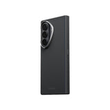 Galaxy Z Fold 8 Ultra Kılıf M-safe Şarj Özellikli 600D Aramid Karbon Fiber Menteşe Butonlu Pitaka Edge Serisi Black-Grey Twill Kapak