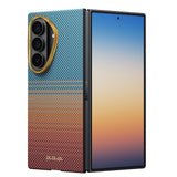 Galaxy Z Fold 8 Ultra Kılıf M-safe Şarj Özellikli Aramid Karbon Fiber Pitaka Sunset 2.0 California Dream Serisi Kapak