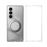 Galaxy Z Fold 8 Ultra Kılıf M-safe Şarj Özellikli Transparan Sert PC Wlons Pita Standlı Kapak