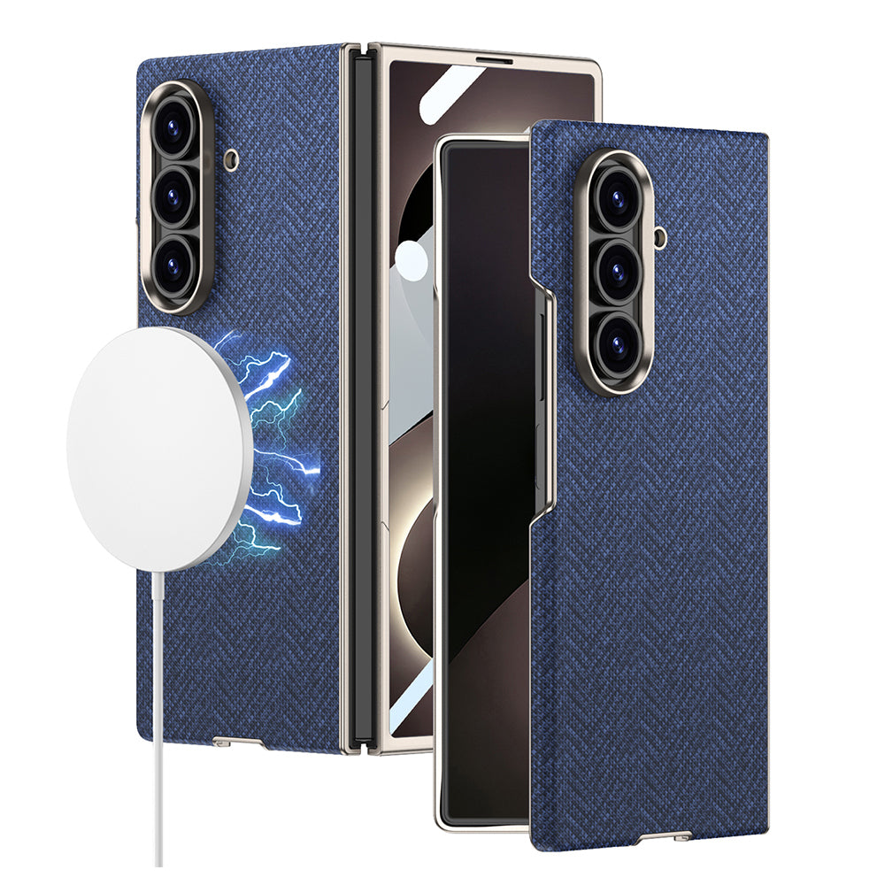 Galaxy Z Fold 8 Ultra Kılıf M-safe Şarj Özellikli Zore Kıpta KPT-11 Sert PC Kapak