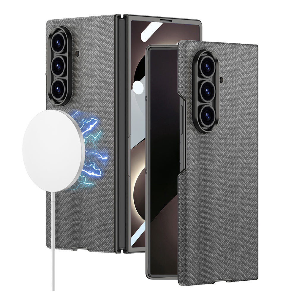 Galaxy Z Fold 8 Ultra Kılıf M-safe Şarj Özellikli Zore Kıpta KPT-11 Sert PC Kapak