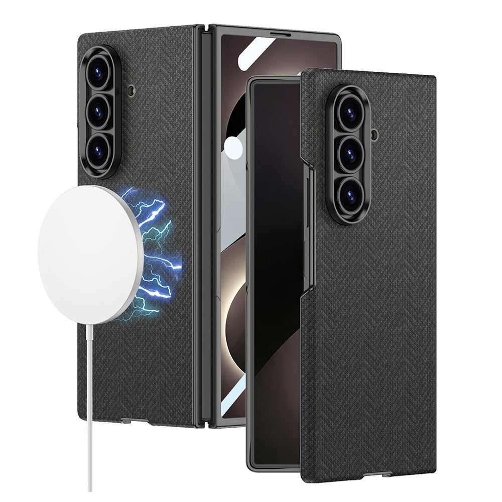 Galaxy Z Fold 8 Ultra Kılıf M-safe Şarj Özellikli Zore Kıpta KPT-11 Sert PC Kapak