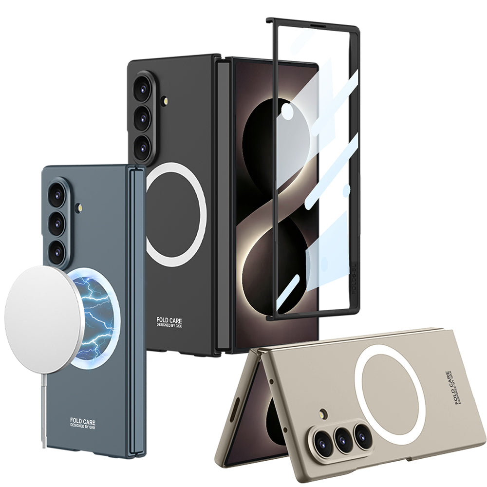 Galaxy Z Fold 8 Ultra Kılıf Wireless Şarj Özellikli Zore Kıpta M-safe Kapak