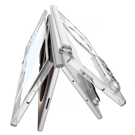Galaxy Z Fold 8 Ultra M-safe Şarj Özellikli Zore Kıpta KPT-02 Standlı Kapak