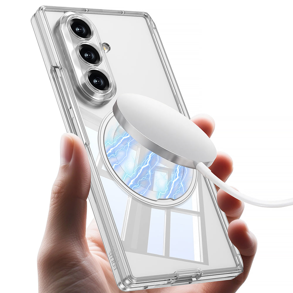 Galaxy Z Fold 8 Ultra M-safe Şarj Özellikli Zore Kıpta KPT-02 Standlı Kapak