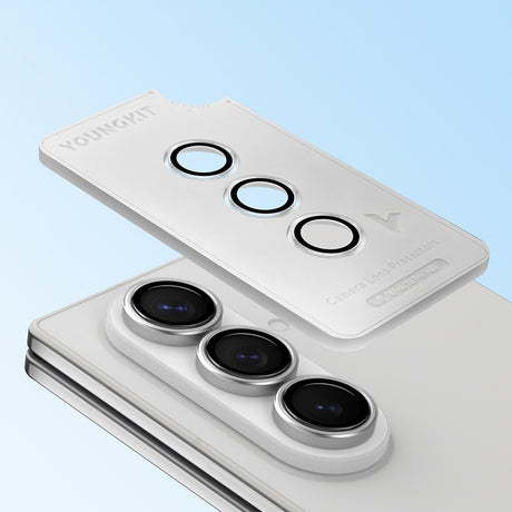 Galaxy Z Fold 8 Ultra Youngkit Alloy Original Parlama Önleyici Kamera Lens Koruyucu + Kolay Uygulama Aparatlı