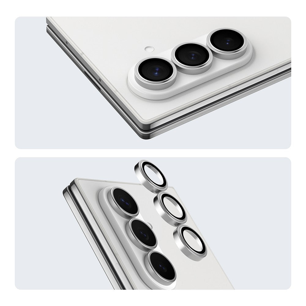 Galaxy Z Fold 8 Ultra Youngkit Alloy Original Parlama Önleyici Kamera Lens Koruyucu + Kolay Uygulama Aparatlı
