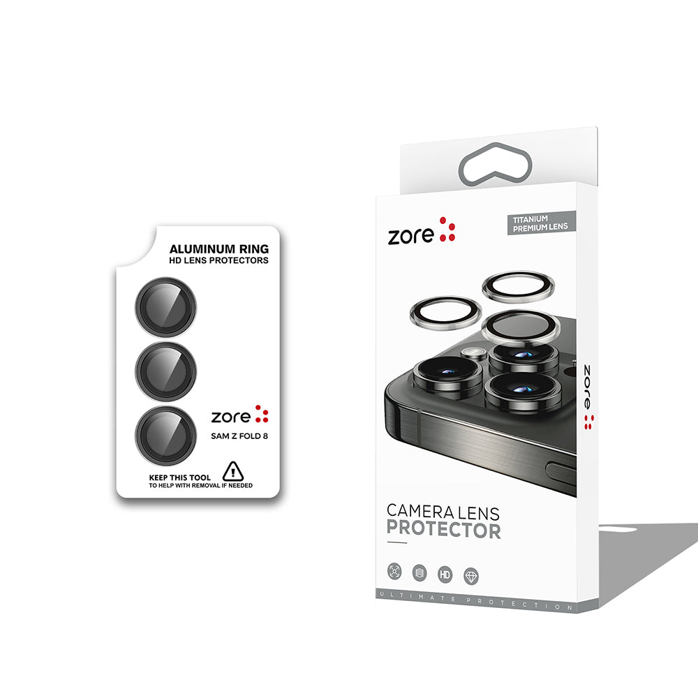 Galaxy Z Fold 8 Zore CL-12 Premium Safir Parmak İzi Bırakmayan Anti-Reflective Kamera Lens Koruyucu