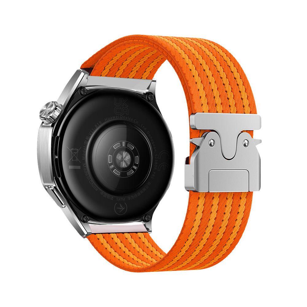 Gear S3 Zore KRD-133 22mm Naylon Kumaş Hasır Örgülü Kordon