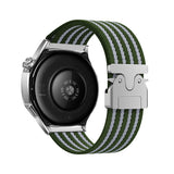 Gear S3 Zore KRD-133 22mm Naylon Kumaş Hasır Örgülü Kordon