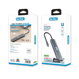 Go Des GD-6830 Type-c to HDTV 6 in 1 Dönüştürücü Adaptör
