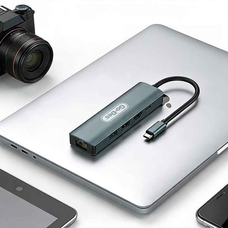 Go Des GD-6873 Type-C to HDTV 5in1 Dönüştürücü Adaptör